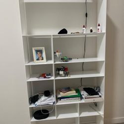 Scan Design White Bookshelf Bookcase