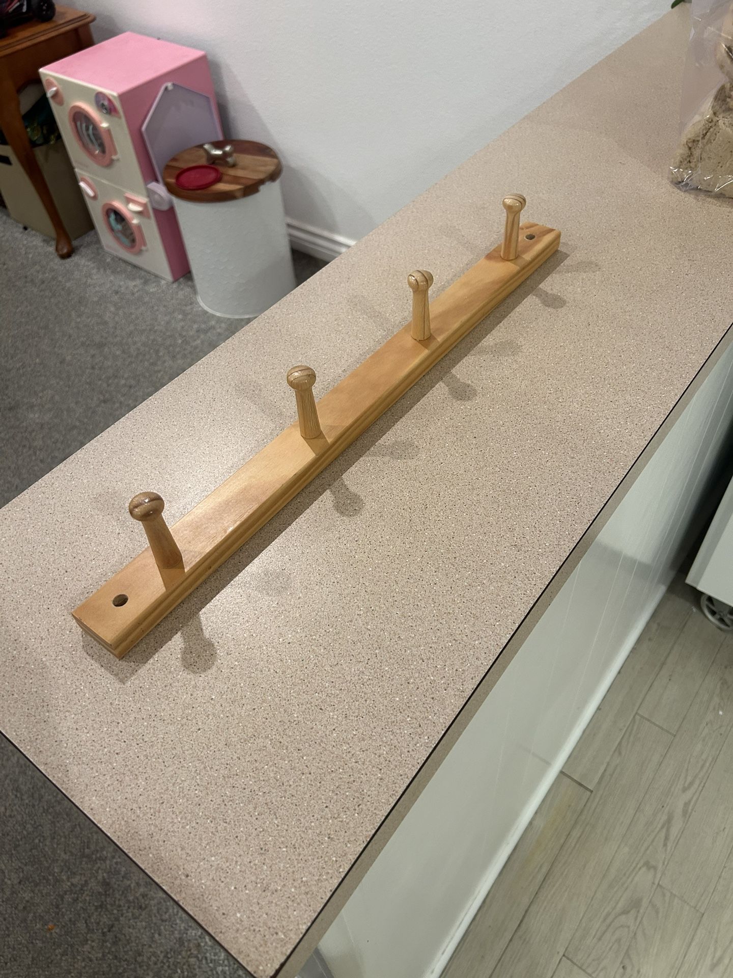 Wood Peg Rack