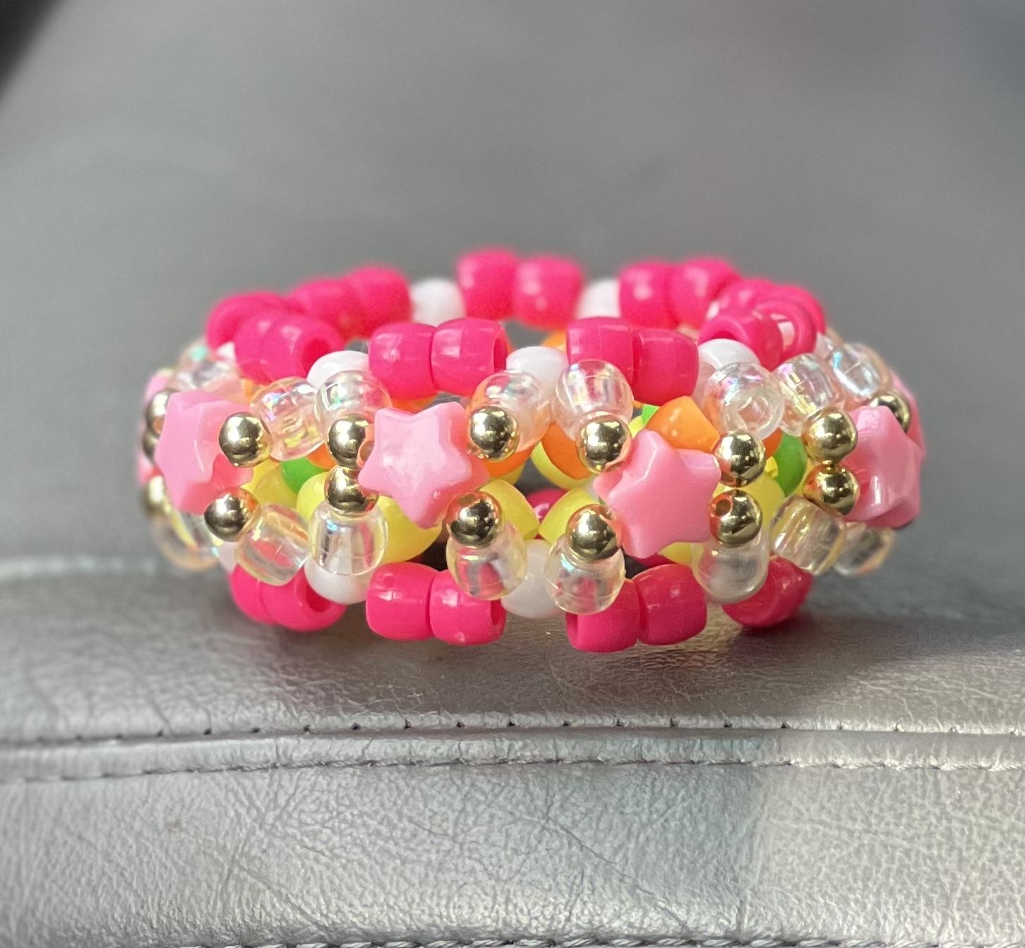 Kandi Neon Cuff Bracelet