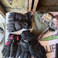 Gloves and hat