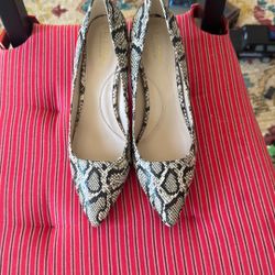 Snake Print Pump
