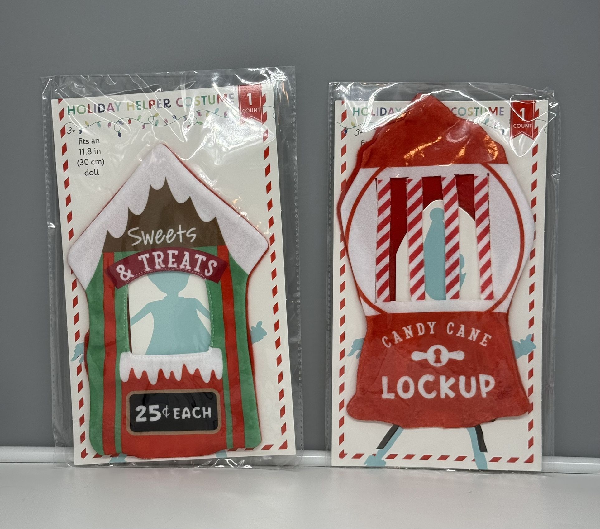 Target Holiday Elf Doll Costumes - Red and Green