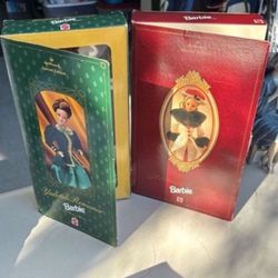 2 VINTAGE HALLMARKS BARBIES 