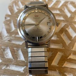 Vintage Waltham 17j Automatic Men’s Watch Runs Great