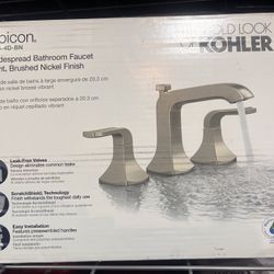 Kohler Rubicon Bathroom Sink Faucet Brushed Nickel R76216-4D-BN