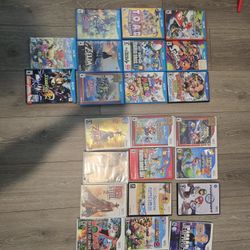 Wii U with Wii And WiiU Games