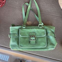 Franklin Covey Green Purse