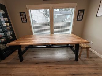 Dining Table- solid acacia wood