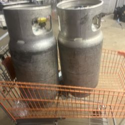 Propane Tanks  Two 34 Gallon Propane Tanks