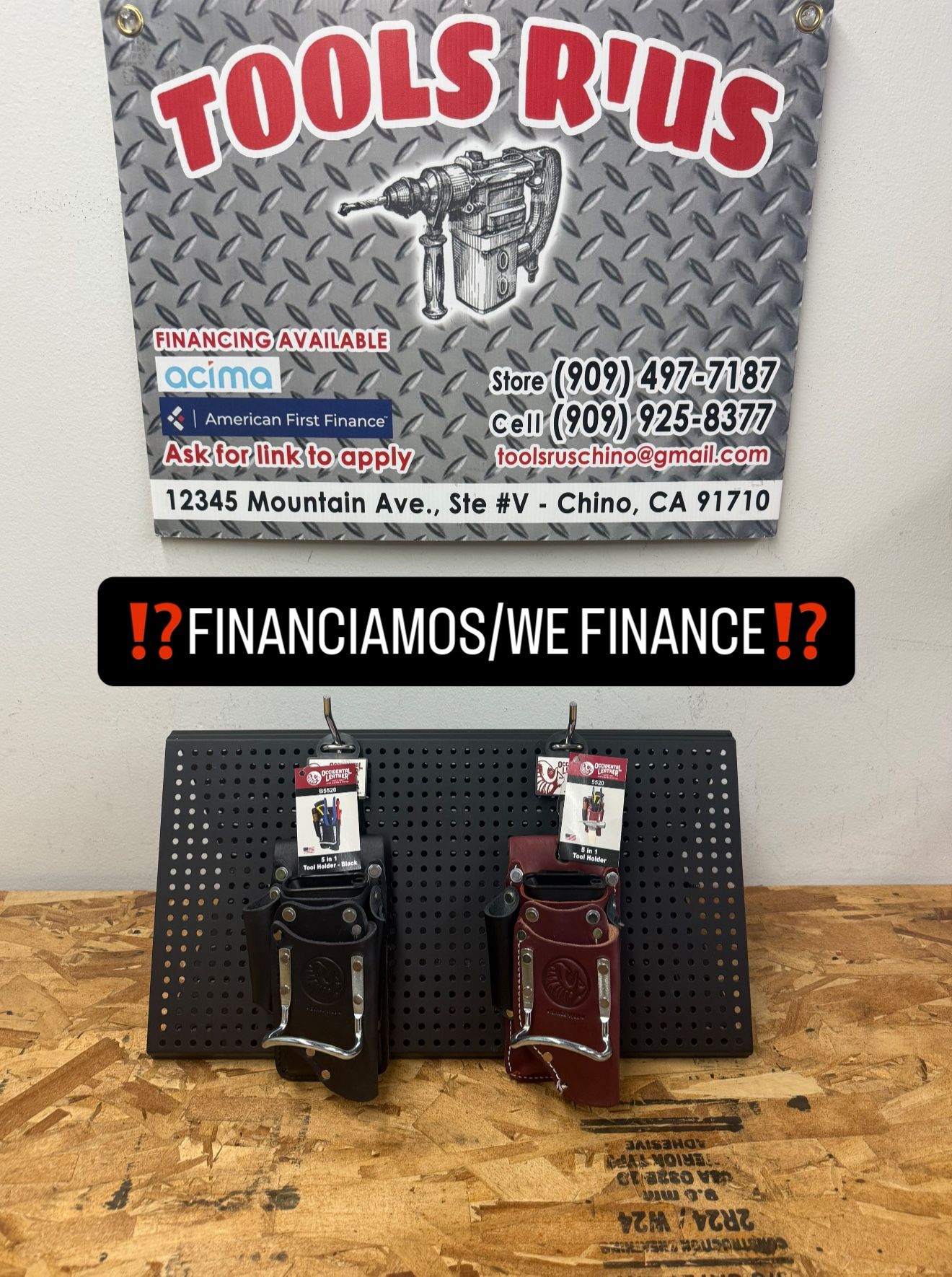 OCCIDENTAL LEATHER 5in1 Tool Holder(EACH)**(FINANCIAMOS/WE FINANCE)**
