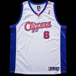 Authentic Los Angeles Clippers Jersey Autographed By Griffin, Davis ,Gordon ,Jordan 52 2X