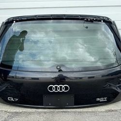 10-15 Audi Q7 Rear Trunk Lid Liftgate Hatch Shell With Glass 4L0-827-023-B OEM