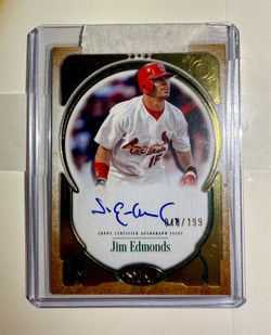 Topps 2026 Tier One Jim Edmonds #PPA-JE Prime Performers Autographs /199