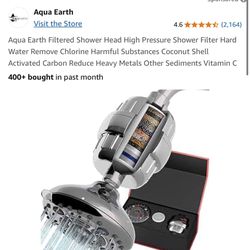 Aqua Earth Filtered Shower Head Kit, Bathroom Appliances, Shower Hardware, Shower Head, Filter Shower Head 