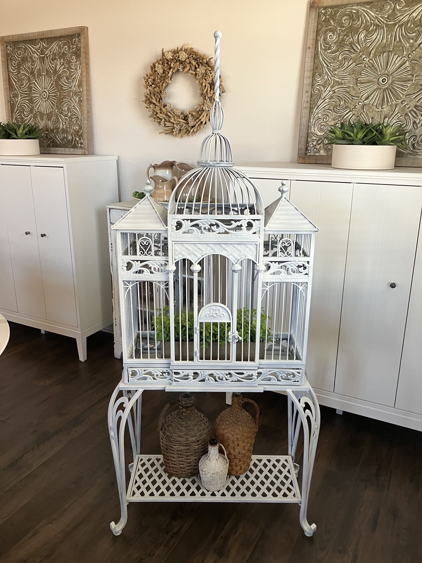 Beautiful antique Metal Bird Cage