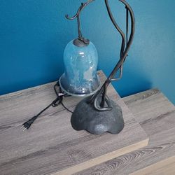 Collectible Glass Metal Lamp