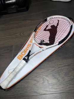 Boris Becket Tennis Racquet with Padded Zippered Carrying Cover
