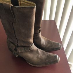 Rudel Cowboy boots all leather Brown Size 51/2  $80 