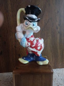 Vintage Scrooge McDuck Ceramic figure