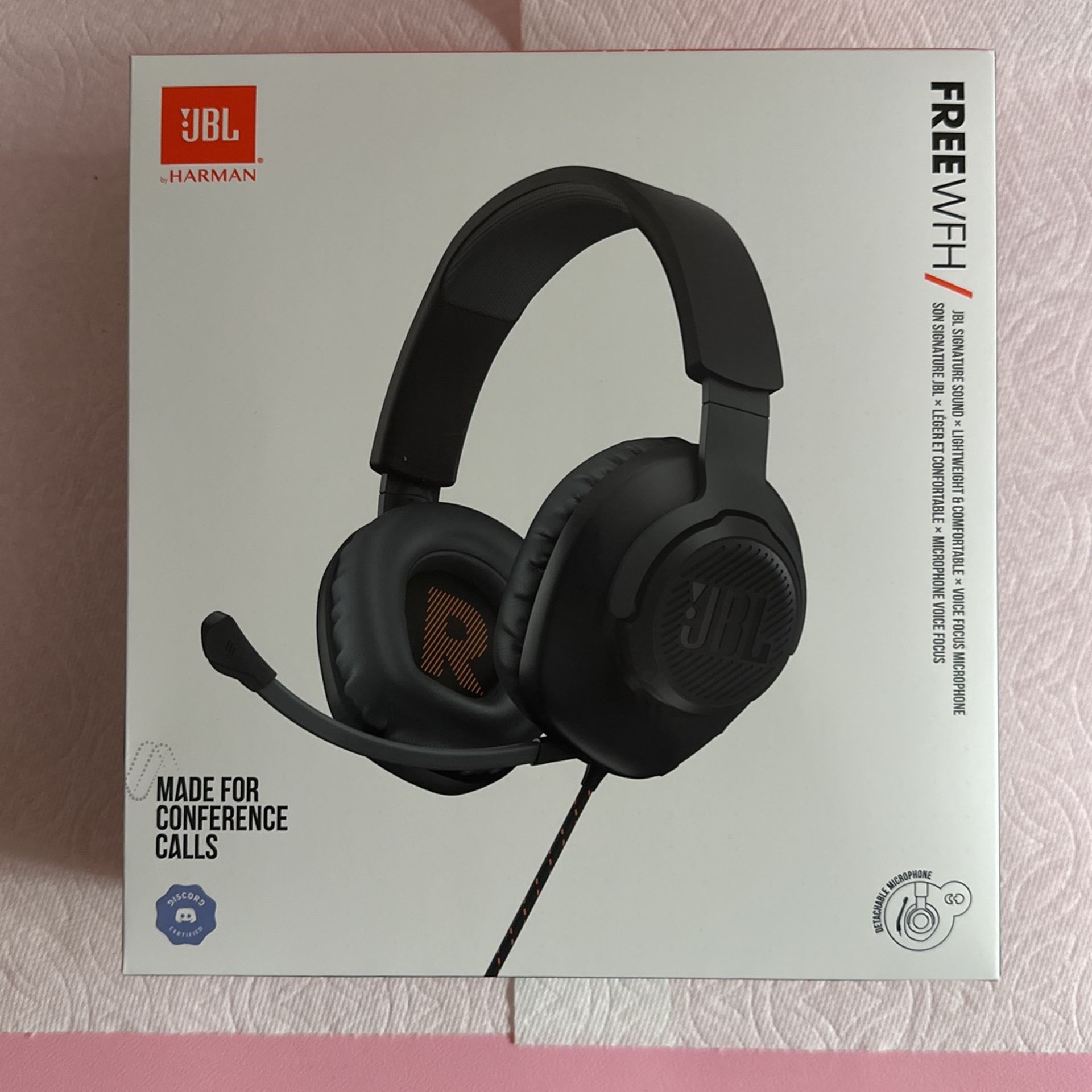 JBL Free WFH Video Game Headset 3.5 mm Jack