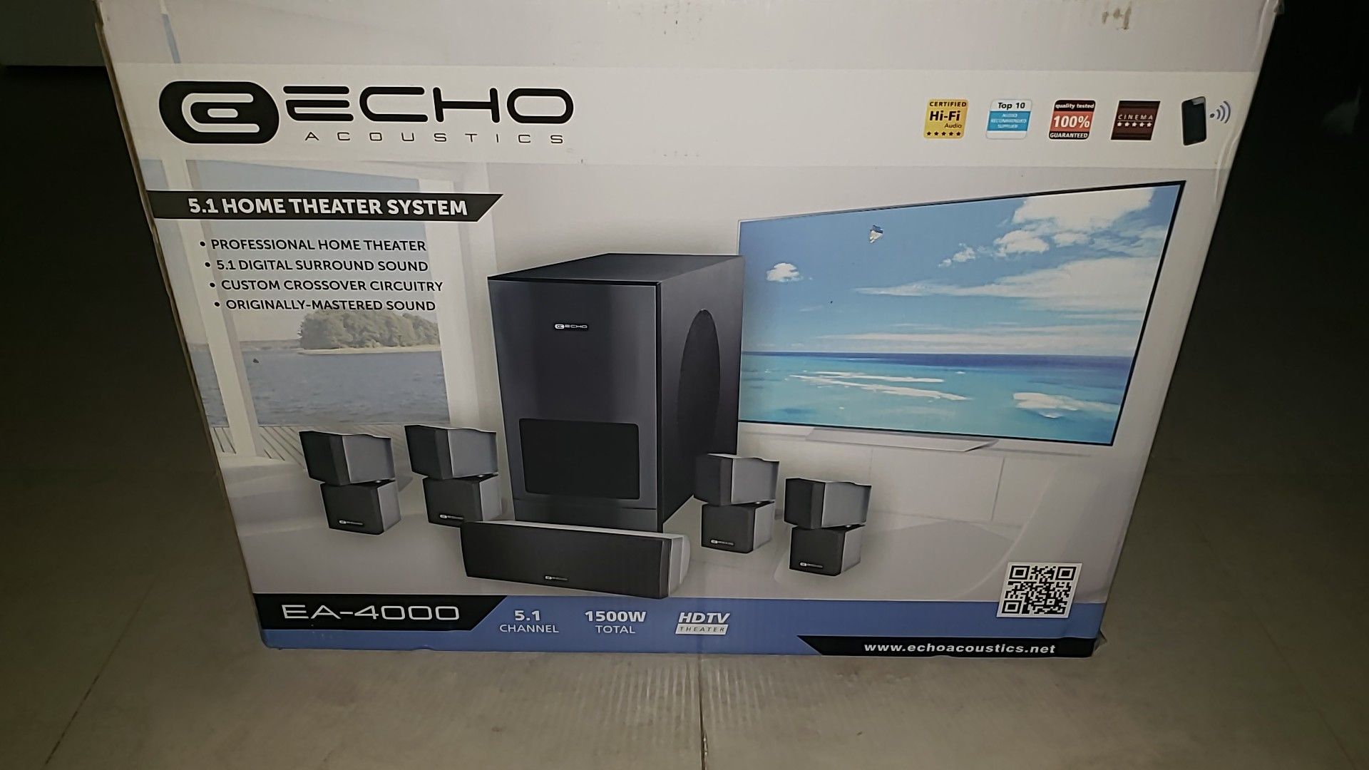 Echo 5.1 surround sound 1500 watt system!