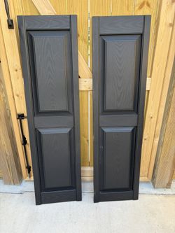 Black Shutters 55” Brand New