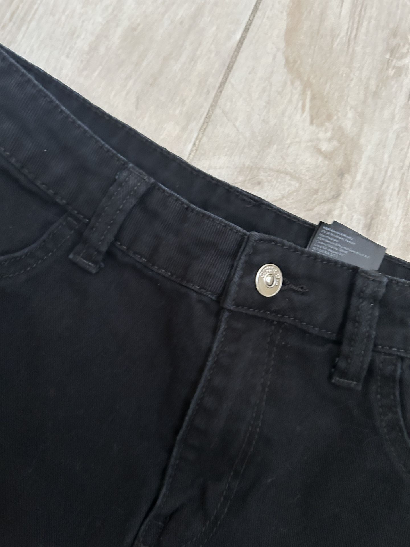 Black Jean Skirt Size 6