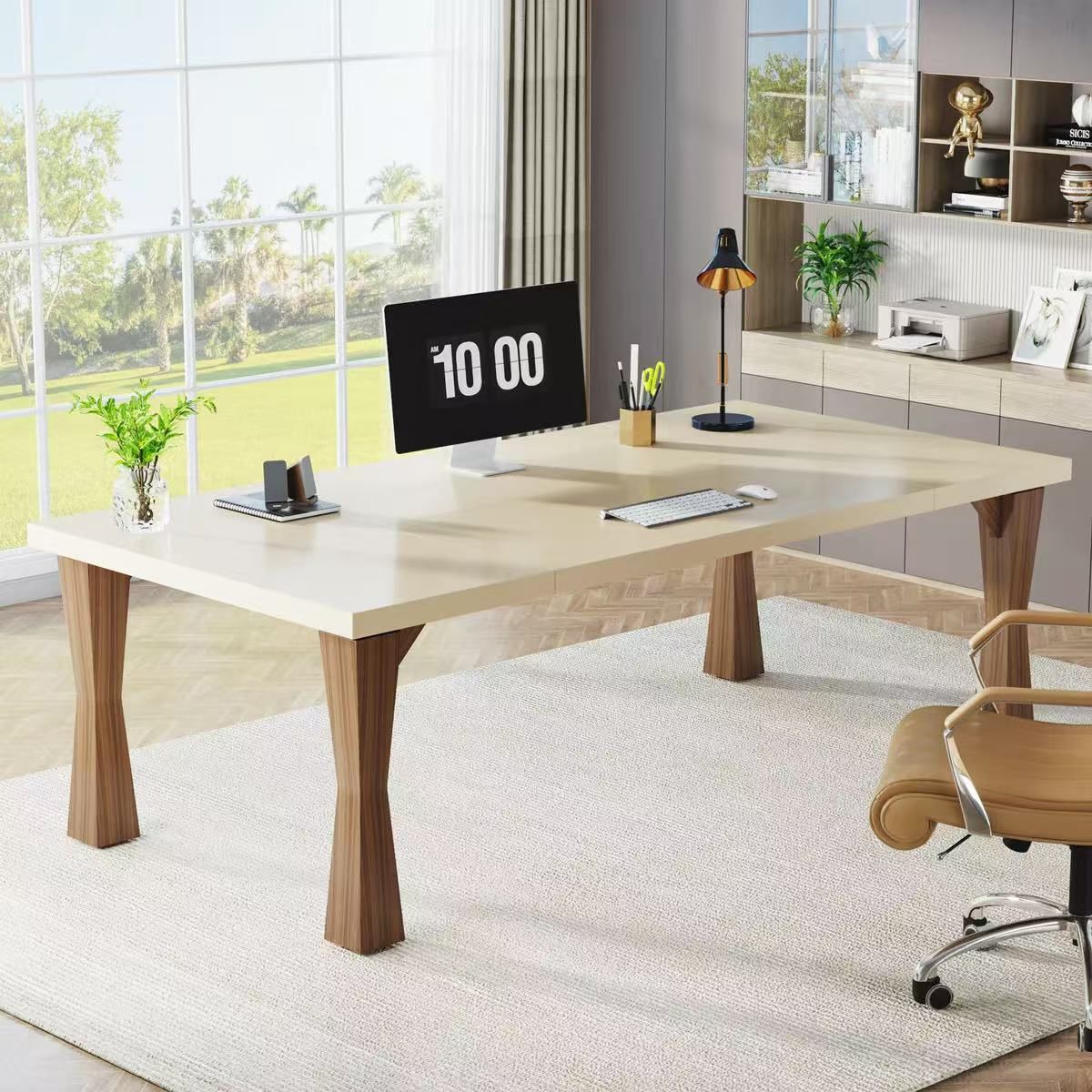 Modern Executive Desk, 71" Computer Desk Conference Table