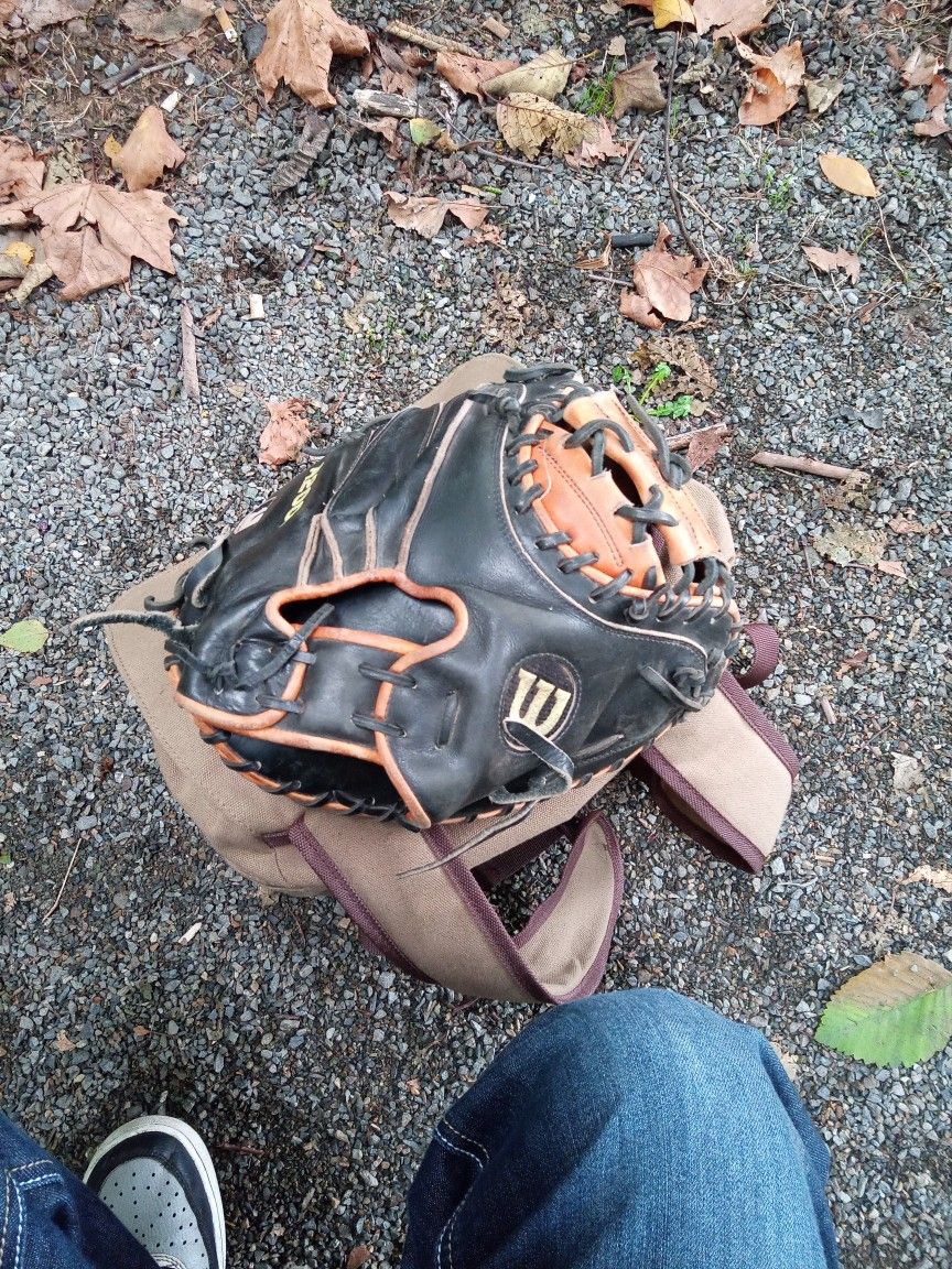 Wilson A2000 "Pudge" Catchers Mitt. Tags: A2K, baseball, Rawlings, Nike, Catchers Gear, Demorini, Catchers Glove