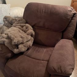 Suede Recliner