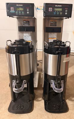Bunn Commercial Coffee Brewers + Thermal Servers (2 Working + Extra for Parts) – Great Deal