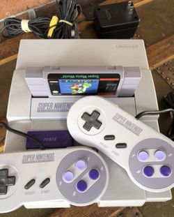Super Nintendo with Super Mario All Stars!!