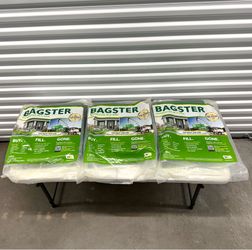 NEW Bagster Dumpster In A Bag 3 Pack Waste Removal Bags 3300 lb Capacity