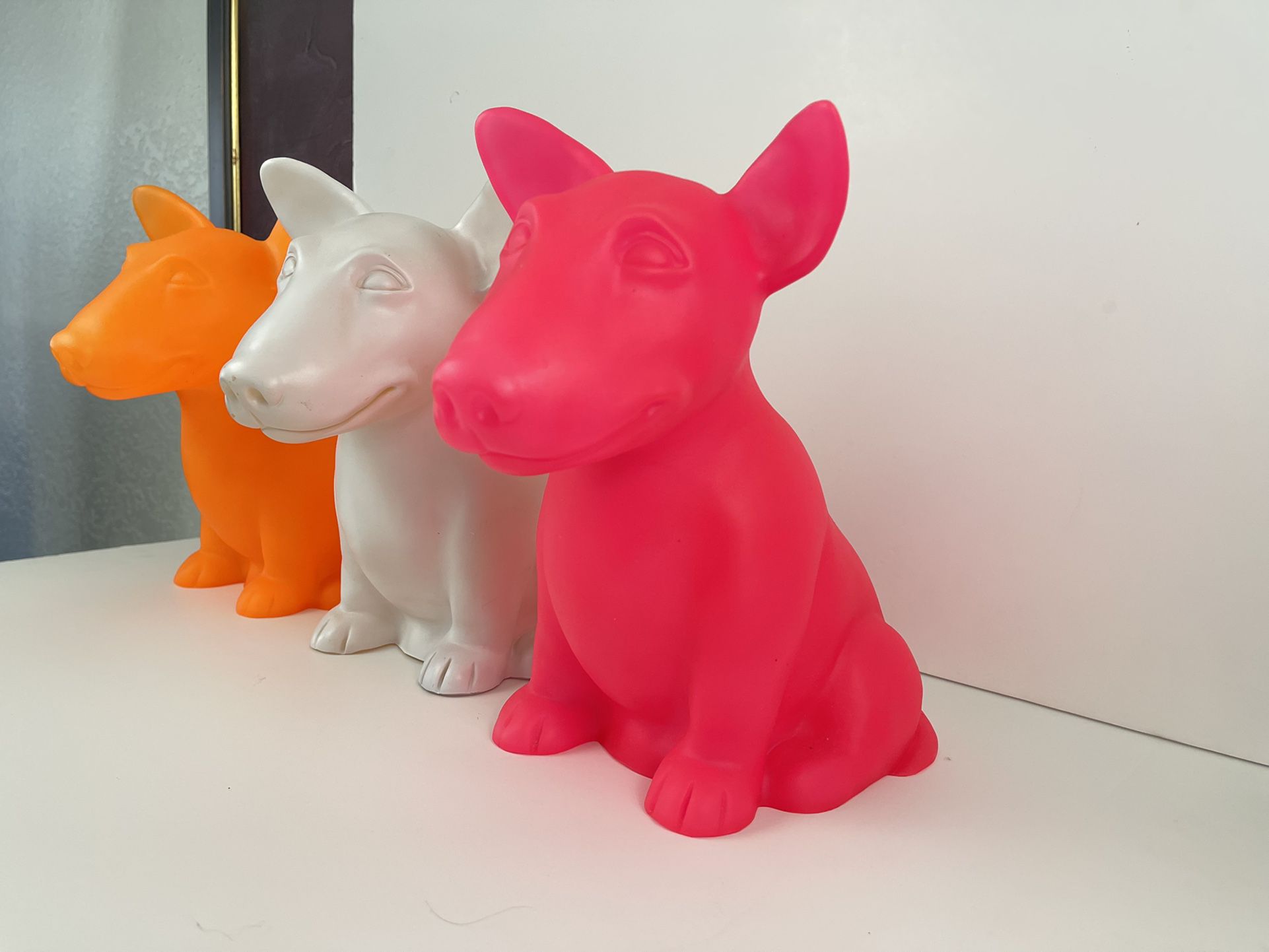 Art Basel Puppy Dogs Light Installation, Dog Night Light, Lamp Decor, Unique Functional Luminaries
