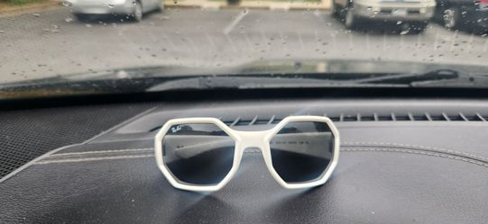 White brand new Ray Ban sunglasses