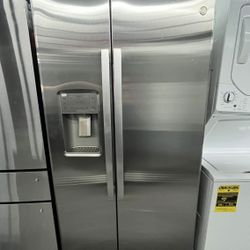 GE Profile Counter Depth Side By Side Refrigerator Ice & Water