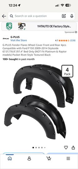 G-Plus truck fender flares
