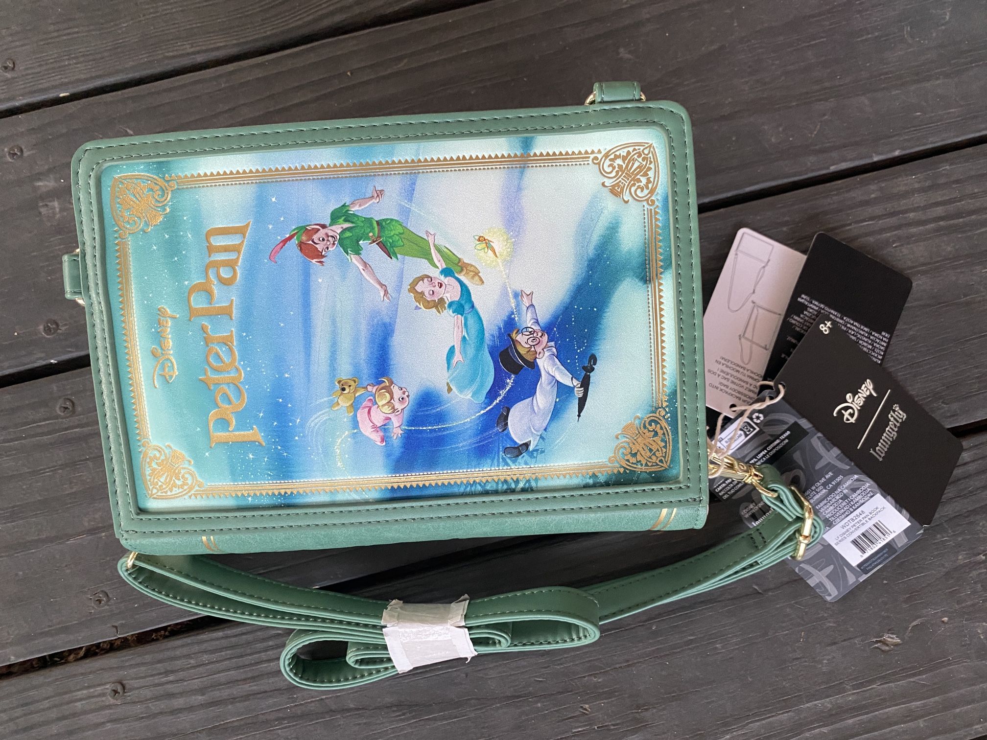 Peter Pan Loungefly Book Bag Backpack Sell Or Trade