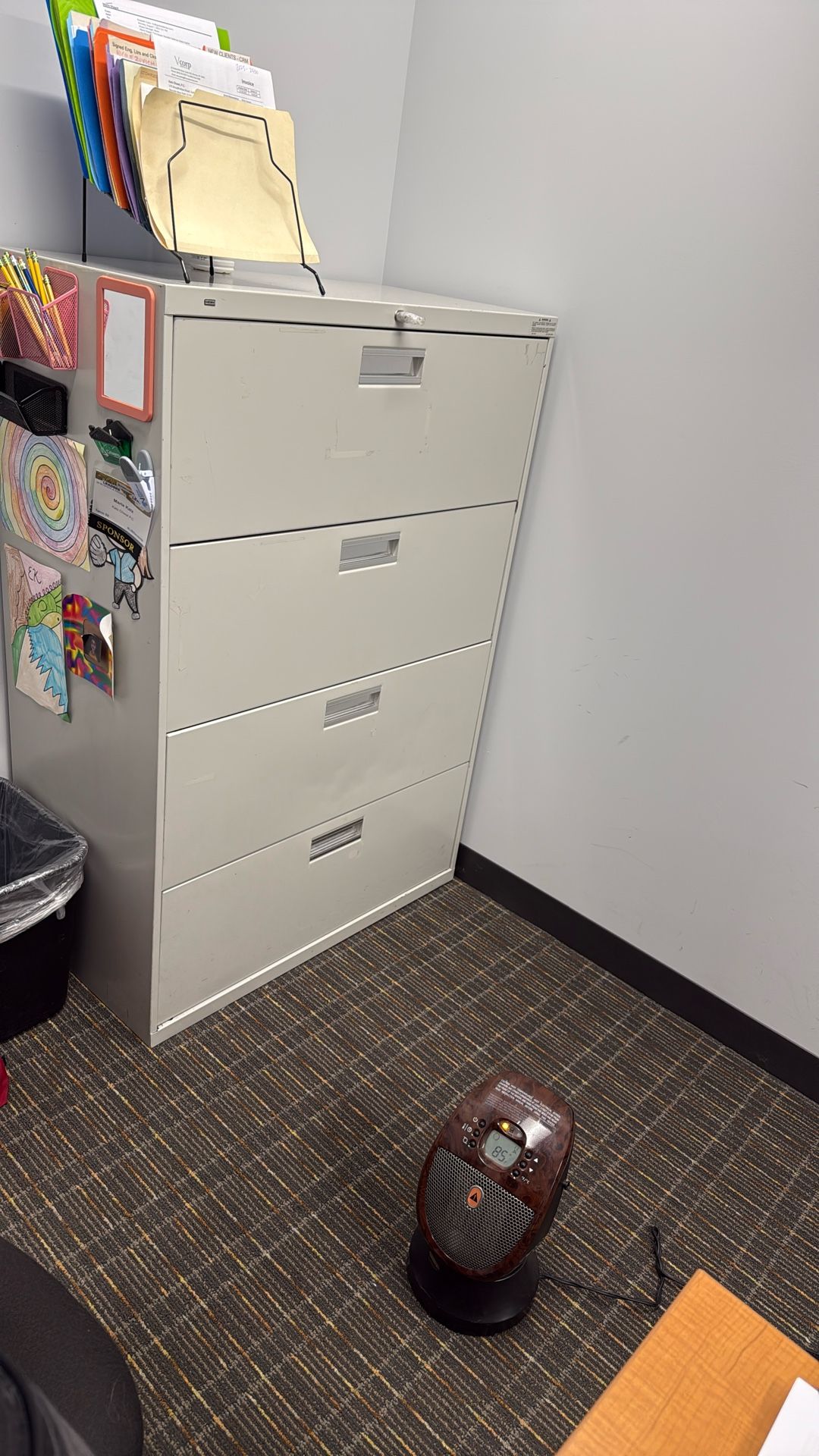 4 Drawer File Cabinet 36”