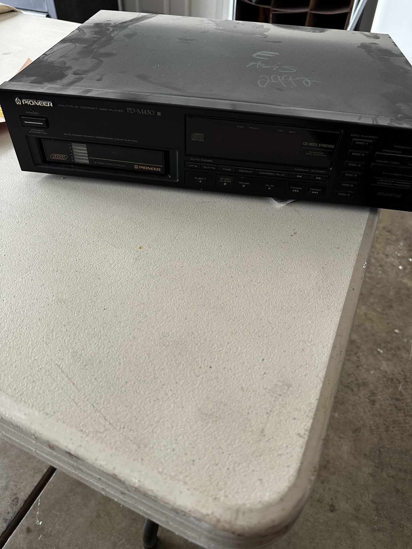 Pioneer PD-M450 Disc Player