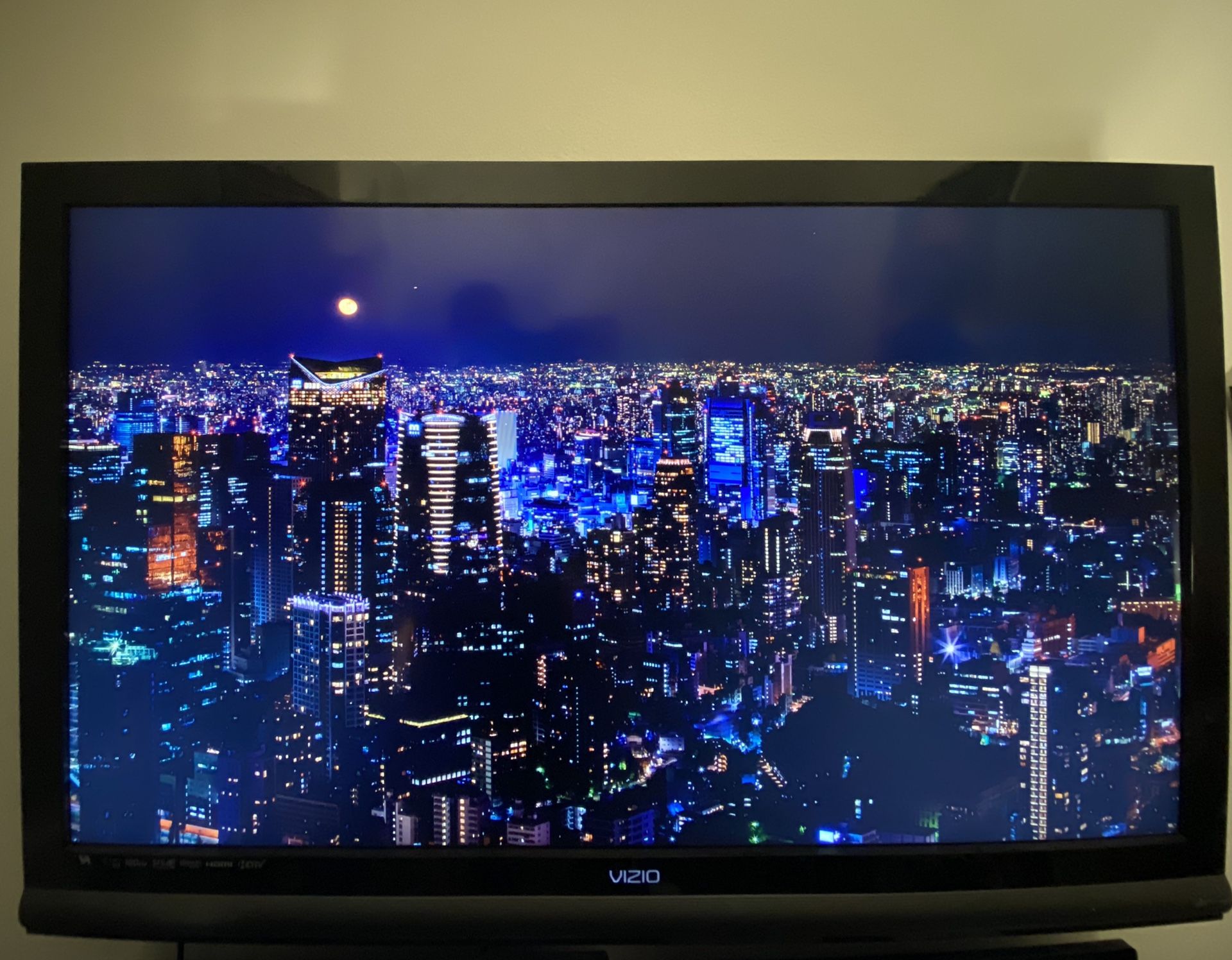 55” Vizio TV with wall mount