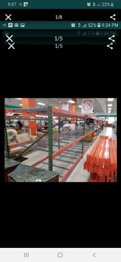 Pallet racks all sizes in very good condition