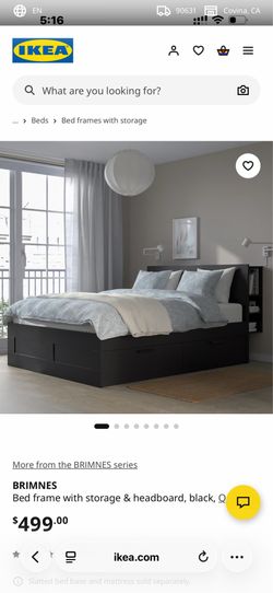 Brimnes Queen bed frame