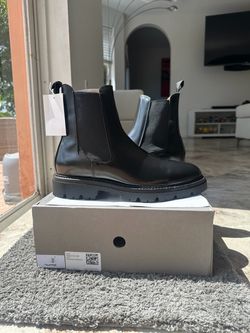 Genuine Leather Black Boots