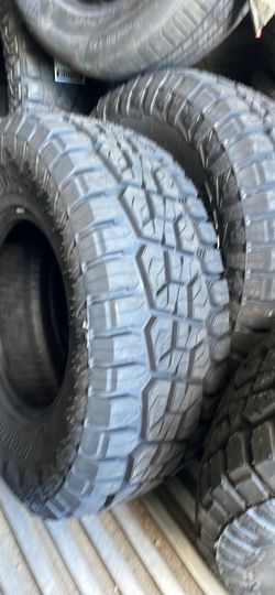 New tires 31X10.50R15/C Delinte tires $140 each plus tax plus installation and ballance