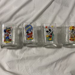 Disney Collectible 25th Anniversary McDonalds Glasses