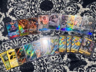 Pokemon & One piece singles for sale
