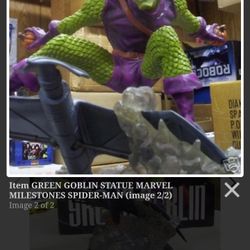 Asylum MileStone green goblin statue