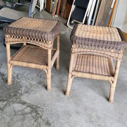 2 Wicker And Tables Free