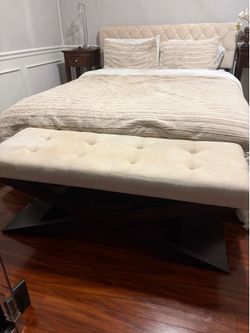 Bench for bed